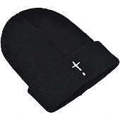 картинка Шапка с подворотом вышивка крест слеза капля от магазина LonnaMag