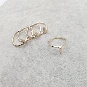 картинка Набор колец 5 шт. острый треугольник на каждом от магазина LonnaMag