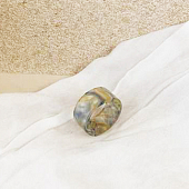 картинка Кольцо пластиковое широкие перламутр от магазина LonnaMag