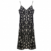 Картинка Платье миди комбинация черные пятна от магазина LonnaMag