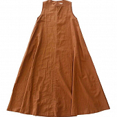 Картинка Платье миди свободное без рукаков шов по длине спереди и сзади от магазина LonnaMag