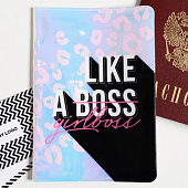 картинка Обложка для паспорта "LIKE A GIRLBOSS" от магазина LonnaMag