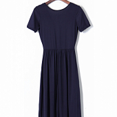 Картинка Платье стрейч верх футболкой юбка клеш от магазина LonnaMag