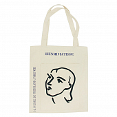 картинка Сумка холщевая шоппер на молнии контур девушки Henri Matisse от магазина LonnaMag