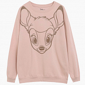 Картинка Свитшот oversize вышивка Bambi от магазина LonnaMag