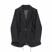 Картинка Пиджак oversize талия на кулиске карманы пристегиваются на пуговицах от магазина LonnaMag