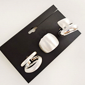 картинка Кольца крупные матовые набор 4 шт серебро от магазина LonnaMag