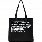 картинка Сумка парусиновая надписи love/joy/peace от магазина LonnaMag