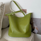 картинка Сумка тоут большая  двухстороняя универсальная из мягкой кожи от магазина LonnaMag