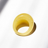 картинка Кольцо пластик пухлое круглое с блестками  от магазина LonnaMag