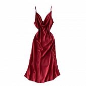 Картинка Платье комбинация драпировка на груди свободное сзади молния  от магазина LonnaMag