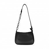 картинка Сумка на одно плечо однотон ремень наполовину цепь от магазина LonnaMag