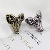 картинка Кольцо голова барана от магазина LonnaMag