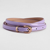 картинка Ремень гладкий, пряжка хомут золото, ширина - 0,8 см от магазина LonnaMag