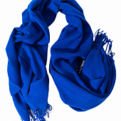 картинка Синий шарф с бахромой от магазина LonnaMag