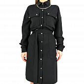 Картинка Платье миди сафари полностью на пуговицах + пояс от магазина LonnaMag