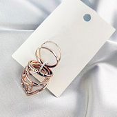 картинка Набор колец 6 шт розовое золото месяц угол от магазина LonnaMag