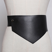 картинка Пояс геометрический крупный на серебряной кнопке от магазина LonnaMag