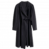 Картинка Платье на запах с завязками миди воротник от магазина LonnaMag