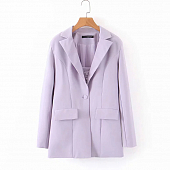 Картинка Пиджак сиреневый (есть комплект) от магазина LonnaMag