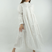 Картинка Платье макси широкое от груди на пуговицах (парашют) от магазина LonnaMag