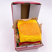 картинка Носки 3 пары в подарочной упаковке "Гамбургер" от магазина LonnaMag