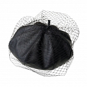 картинка Берет из кожзама с сеткой от магазина LonnaMag