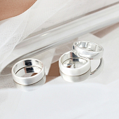 картинка Набор колец 3шт гладкие от магазина LonnaMag