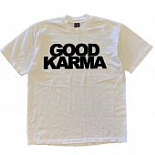 Картинка Футболка oversize (260 гр.) черная надпись GOOD KARMA от магазина LonnaMag