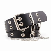 картинка Ремень с двумя рядами отверстий с цепочкой от магазина LonnaMag