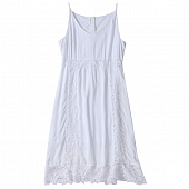 Картинка Платье на лямках хлопок полосы из полого кружева от магазина LonnaMag