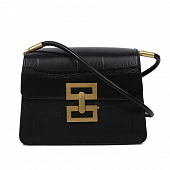 картинка Сумка мессенджер квадратная золотая фурнитура 2 прямоугольника от магазина LonnaMag