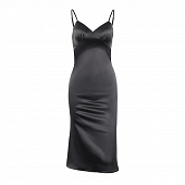 Картинка Платье комбинация шелк грудь треугольниками от магазина LonnaMag