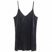 Картинка Платье мини блестящая ткань гафре М верх от магазина LonnaMag