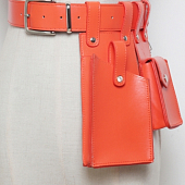 картинка Ремень + 2 прямоугольные грубые сумки и 2 шлевки от магазина LonnaMag