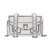 картинка Сумка принт рисунок сверху 2 кнопки +длинная цепочка от магазина LonnaMag