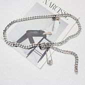 картинка Ремень из цепи с булавкой, ширина 1,5 см от магазина LonnaMag