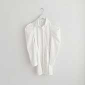 Картинка Платье рубашка приталенное длинный объемный рукав 2 шва спереди от магазина LonnaMag