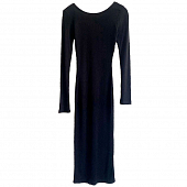 Картинка Платье стрейч рубчик вырез на спине от магазина LonnaMag