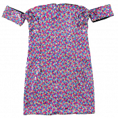 Картинка Платье бюстье блестящее мини пайетки полосы на руках от магазина LonnaMag