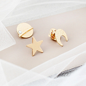 картинка Мини пин значок металл - звезда от магазина LonnaMag