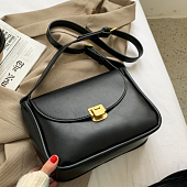 картинка Сумка crossbody эко-кожа золотой замок винтаж от магазина LonnaMag