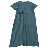 Картинка Платье футболка миди сбоку завязка на талии от магазина LonnaMag