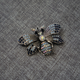 Брошь жуки/стрекозы