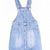 Картинка Джинсовый сарафан мини с металлическими пуговицами от магазина LonnaMag