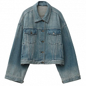 Картинка Куртка джинс винтаж широкие рукава от магазина LonnaMag