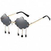 картинка Очки фигурные облако с цепочками и каплями от магазина LonnaMag