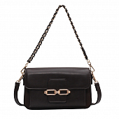 картинка Сумка кожа клапан пряжка-два звена цепь-ручка от магазина LonnaMag