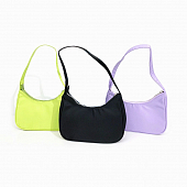 картинка Сумка хобо однотон сплошная ручка от магазина LonnaMag