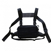 картинка Сумка прямоугольная через плечо пунктирные вырезы спереди ремни 6 карабинов от магазина LonnaMag